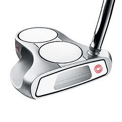 odyssey white steel 2-ball mid putter